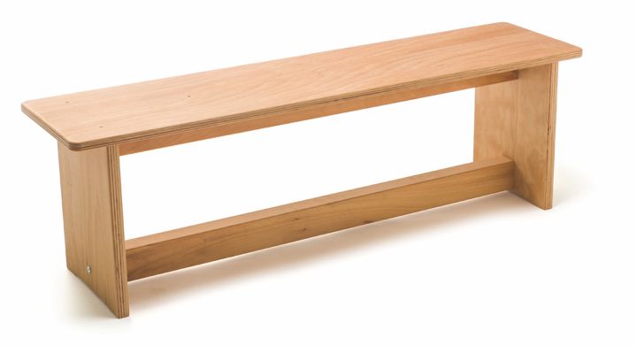 Sitzbank Buche geölt, Sitzhöhe 37 cm, 3 Größen